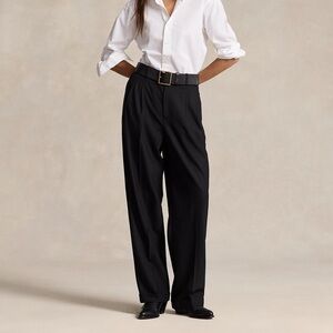 Ralph Lauren Classic Black Women's Wool Pants